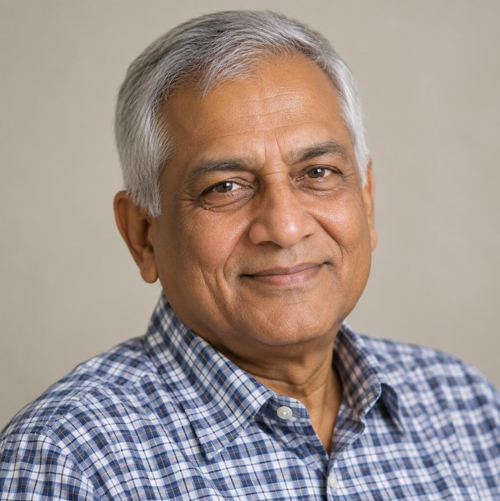 Portrait of a smiling senior man community member